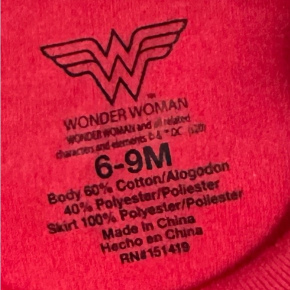 Wonder Woman Baby Bodysuit - Picture 2 of 2